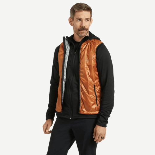 NW Alpine Men s Black Polartec Alpha Vest copper