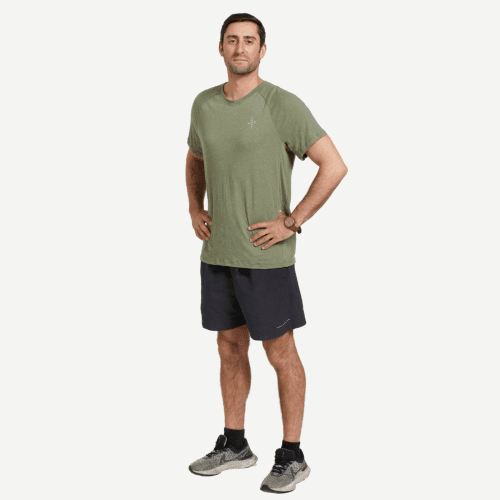 NW Alpine Men s Fortis 150 Performance Tee Deep Lichen Green 1