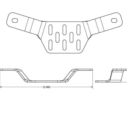 adventure imports mounting gear overland kitted raised boomerang mount 40352582009045