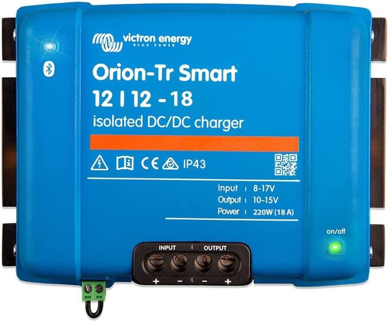 bay marine solar victron orion tr smart isolated dc dc charger 18 amp 30582034596003