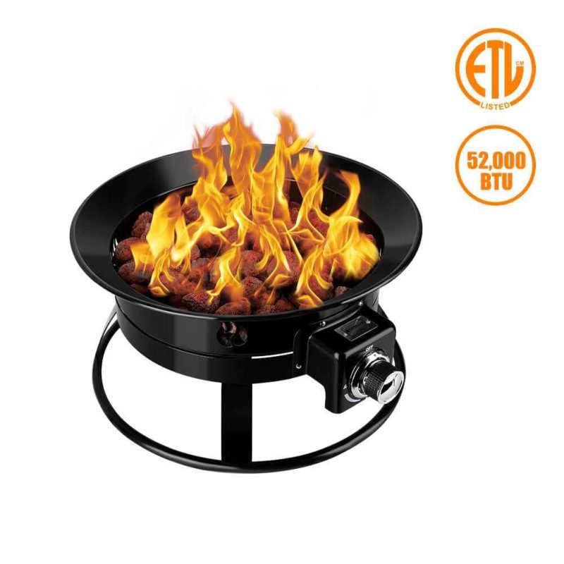 camplux fire pits camplux propane fire pit camping fire bowl for cozy outdoor gatherings 41394042339541