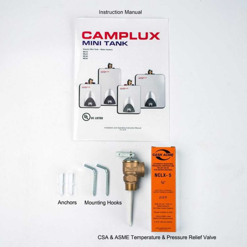 camplux propane water heater camplux electric mini tank point of use water heater 120v 1 3 gallon 41394029986005