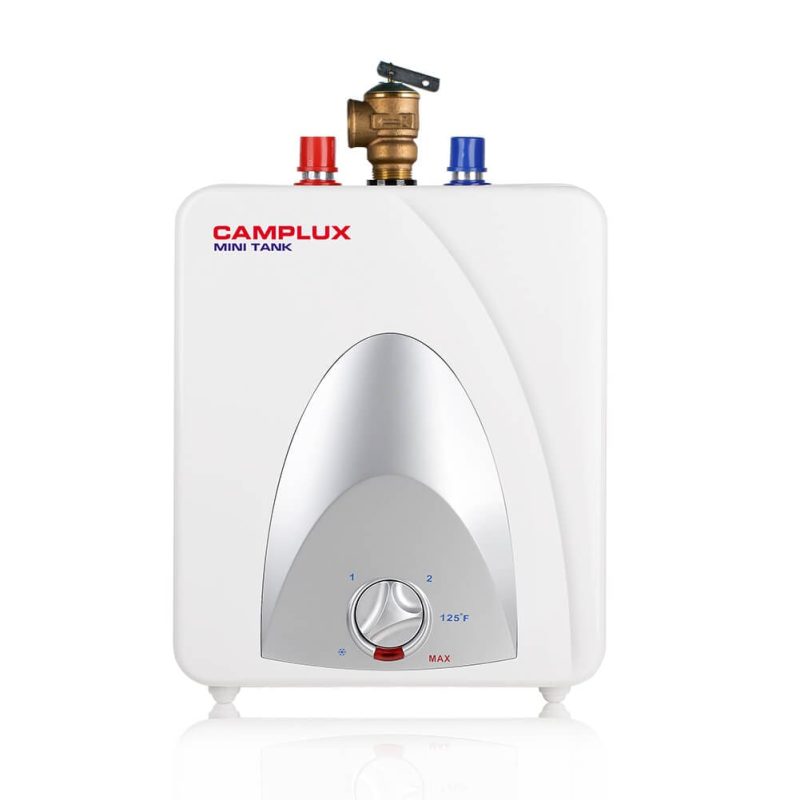 camplux propane water heater camplux electric mini tank point of use water heater 120v 1 3 gallon 41394032378069