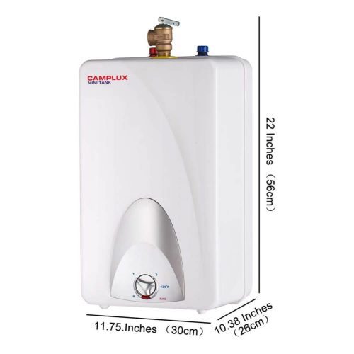 camplux propane water heater camplux electric mini tank point of use water heater 120v 4 0 gallon 41394029461717