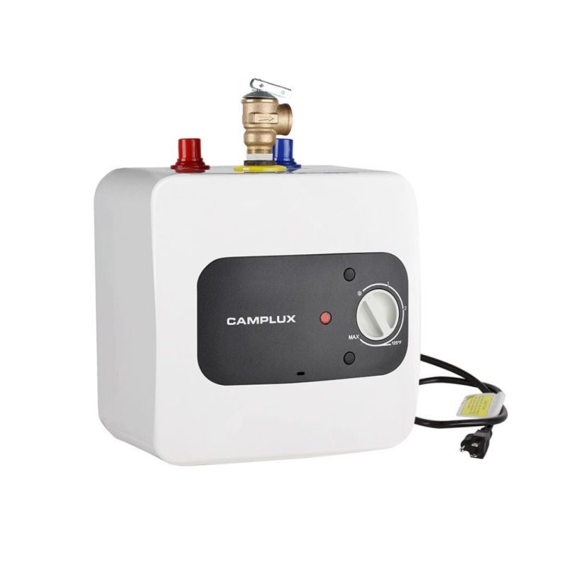 camplux propane water heater camplux electric mini tank water heater 120v 1 3 gallon 41394028282069