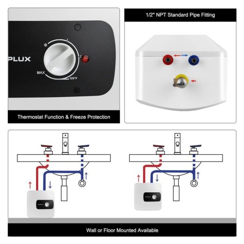 camplux propane water heater camplux electric mini tank water heater 120v 4 0 gallon 41394032083157