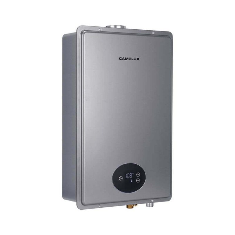 camplux propane water heater camplux instant indoor tankless gas water heater 5 28 gpm gray 41394035228885