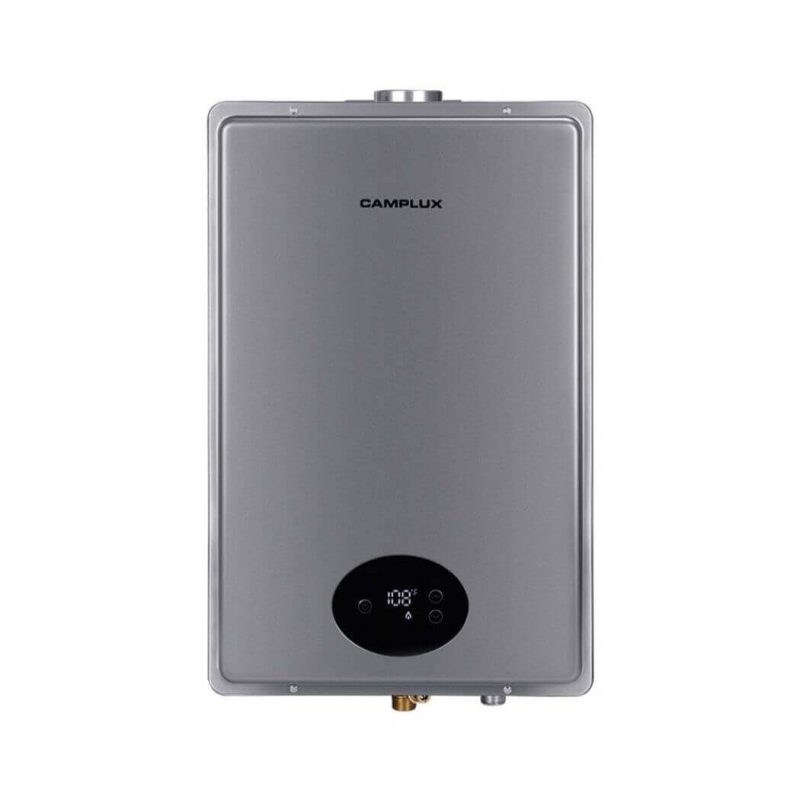 camplux propane water heater camplux instant indoor tankless gas water heater 5 28 gpm gray 41394036801749