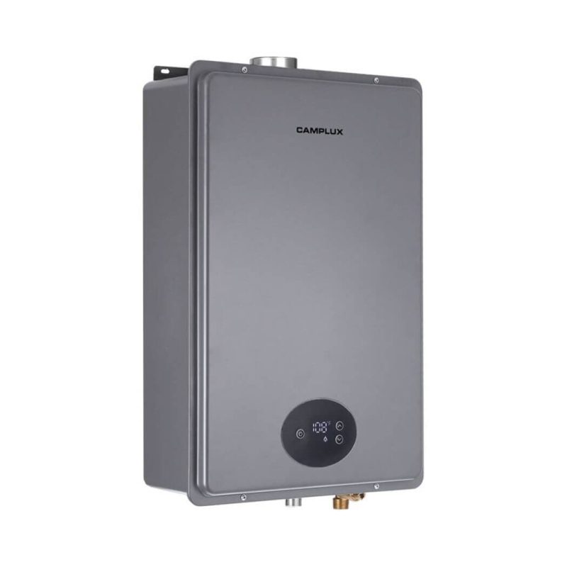 camplux propane water heater camplux instant indoor tankless gas water heater 6 86 gpm gray 41394034901205