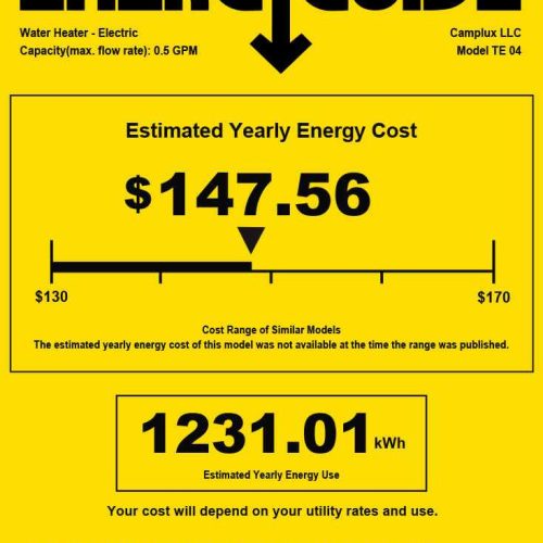 camplux propane water heater camplux on demand hot water heater electric 120v 3 5kw white 41394035458261