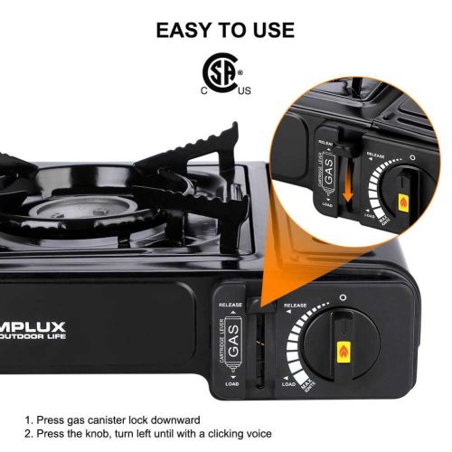 camplux stoves grills fuel camplux dual fuel propane butane stove with carrying case portable camping stoves with csa certification 41394028249301