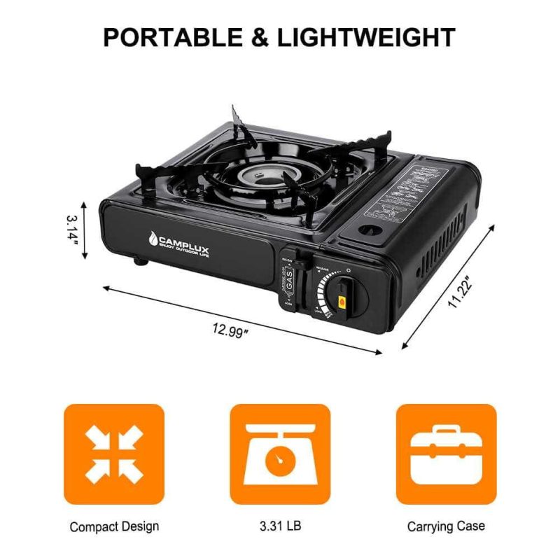 camplux stoves grills fuel camplux dual fuel propane butane stove with carrying case portable camping stoves with csa certification 41394030215381