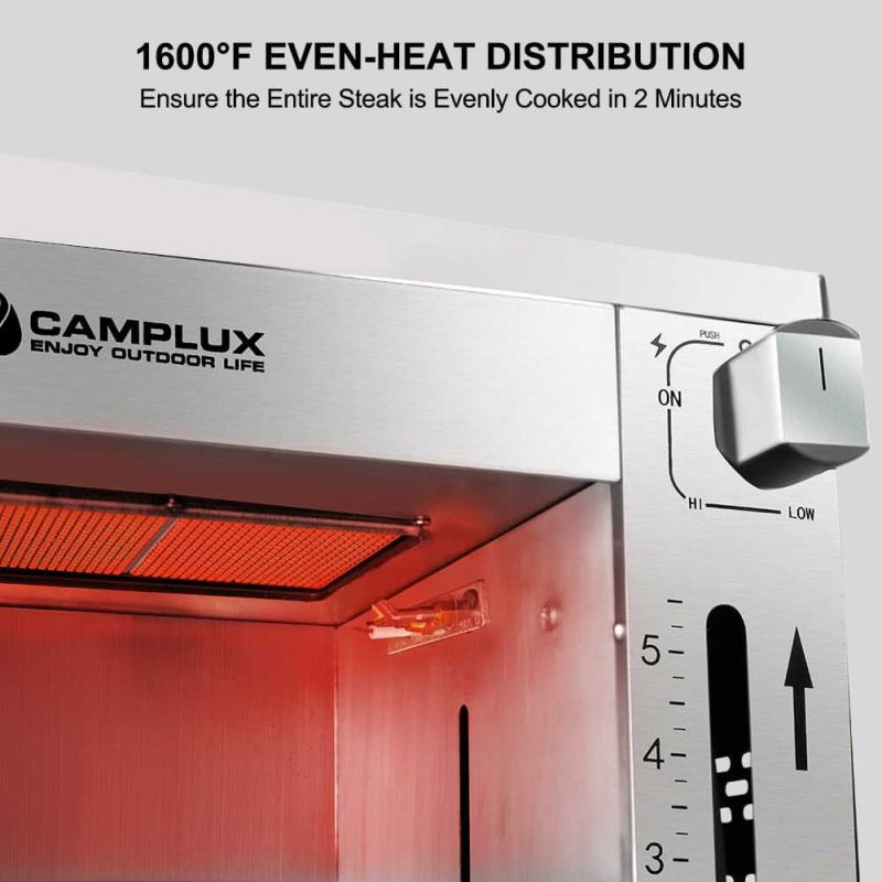 camplux stoves grills fuel camplux outdoor propane infrared steak grill 1600 fast efficient heating 41394035032277