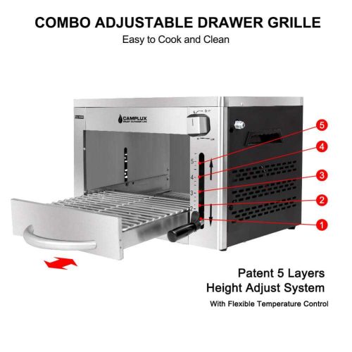 camplux stoves grills fuel camplux outdoor propane infrared steak grill 1600 fast efficient heating 41394037489877