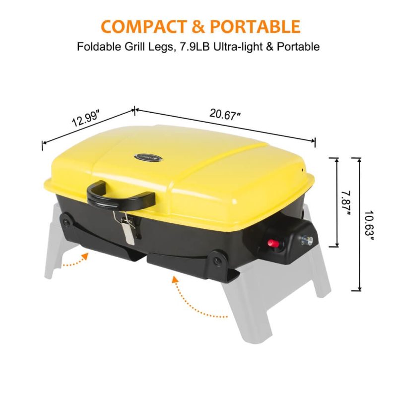 camplux stoves grills fuel camplux portable gas grill 189 square inches camping grills for outdoor cooking 41394040045781