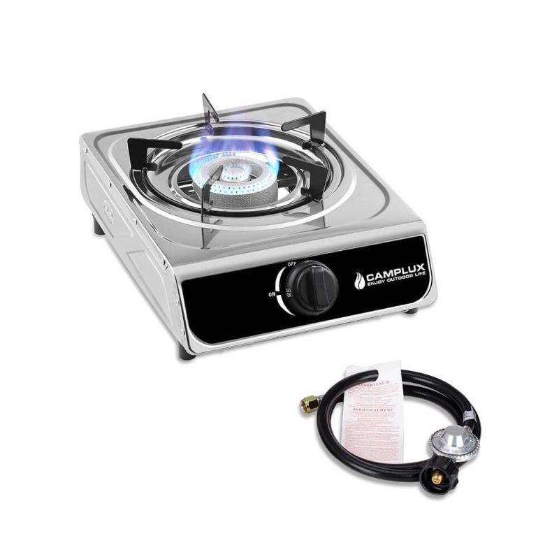 camplux stoves grills fuel camplux single burner propane stove 9 800 btu portable gas stoves 41394047942869