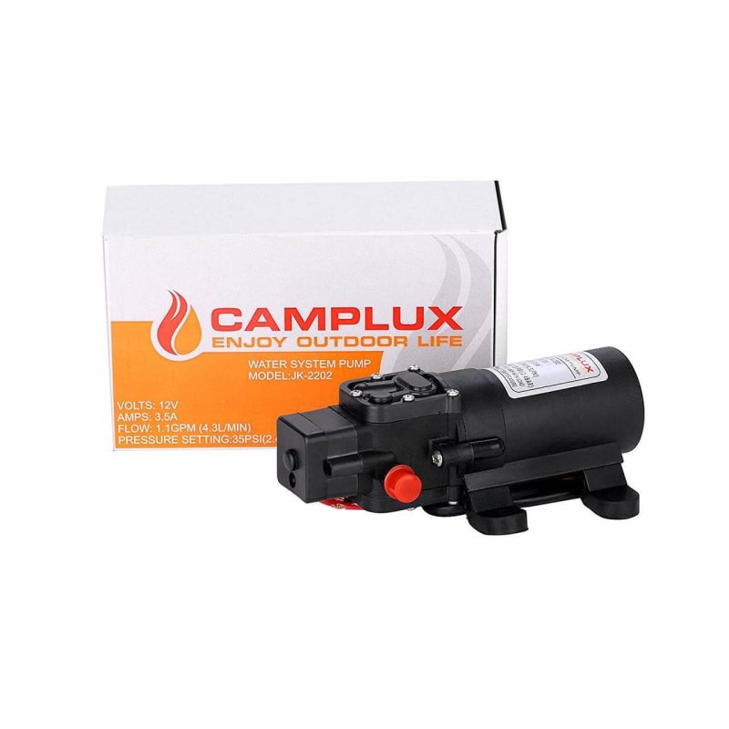 camplux water pumps camplux 12v water pump 35psi dc 1 2gpm 4 3lpm diaphragm for caravan rv marine fishing boat 41394028708053