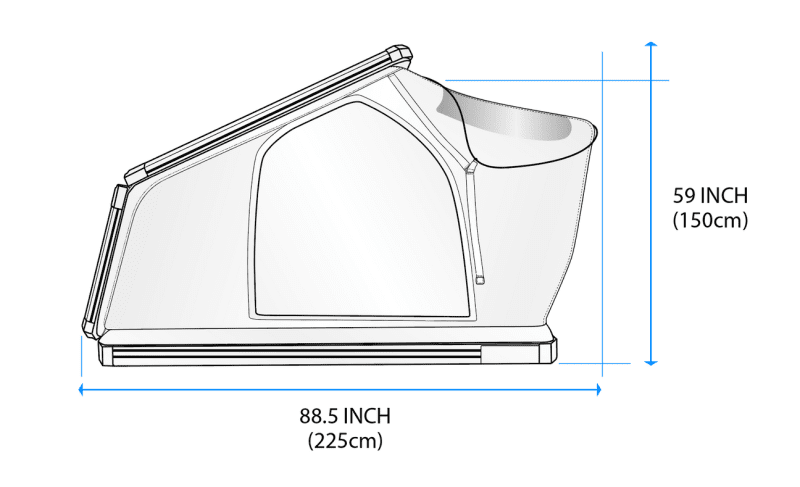 darche roof top tents geo 2 5 rooftop tent by intrepid camp gear 40450108195029