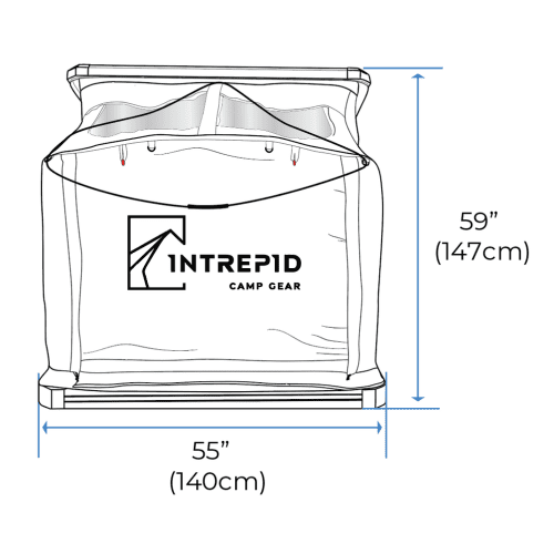 darche roof top tents geo 2 5 rooftop tent by intrepid camp gear 40450108752085