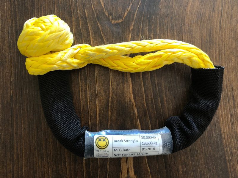 deadman off road recovery gear yellow deadman soft shackle 40684531122389