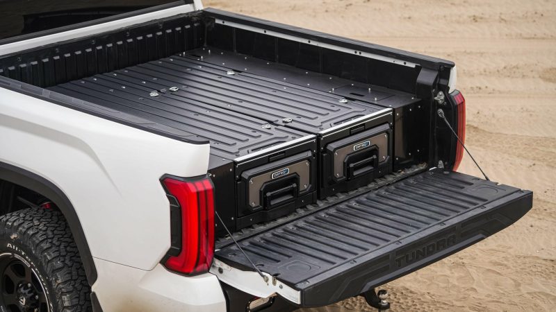 dirtbox overland truck bed drawer ford f150 truck bed drawer system 42663551762645