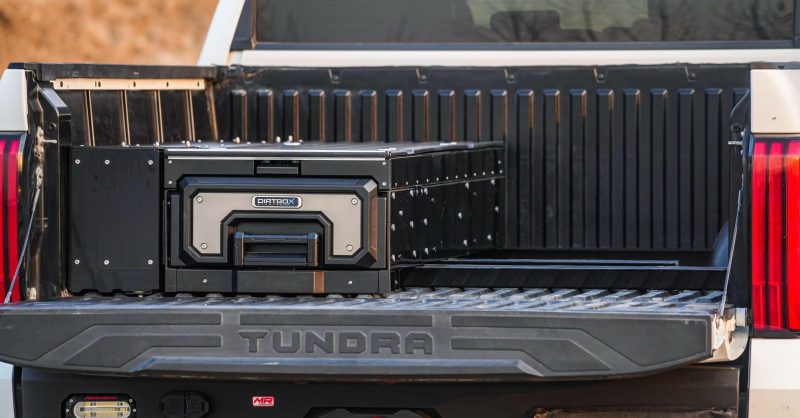 dirtbox overland truck bed drawer toyota tacoma truck bed drawer system 42663552090325