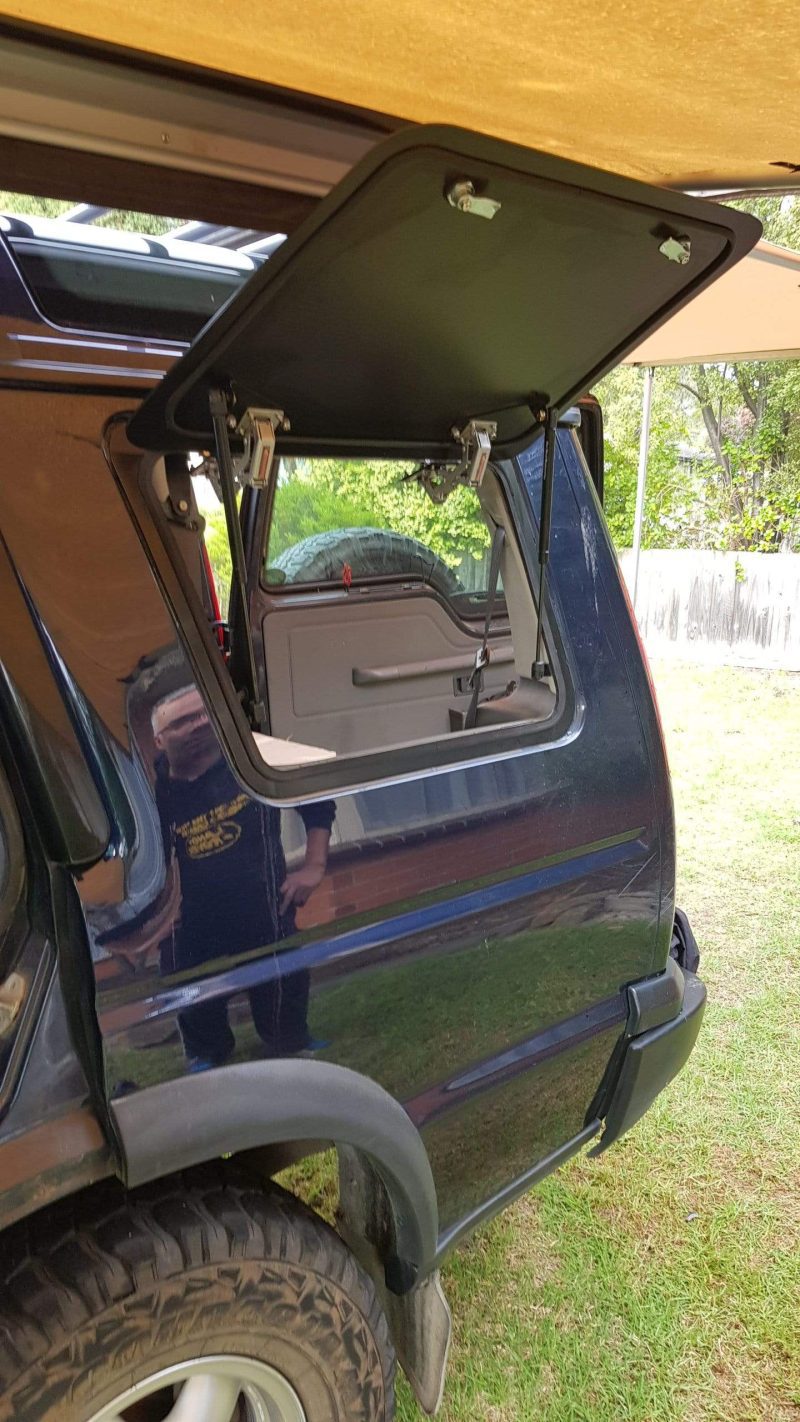 emu wing hinged windows emuwing gullwing doors land rover discovery 1 4 door 1989 1998 30775664214179