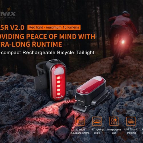 fenix store bike light fenix bc05r v2 0 rechargeable bicycle tail light 42948227498197