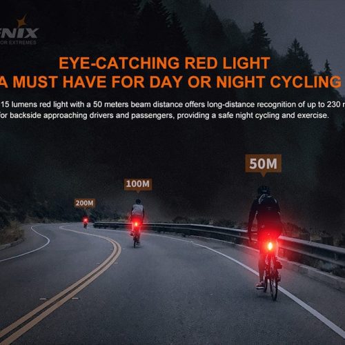 fenix store bike light fenix bc05r v2 0 rechargeable bicycle tail light 42948228317397