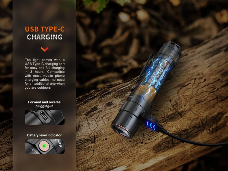 fenix store edc flashlight fenix e35r high performance rechargeable led flashlight 42948477124821