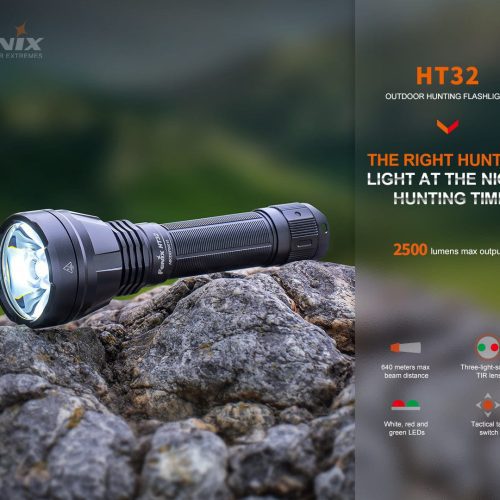 fenix store flashlights fenix ht32 hunting flashlight with red green output 42948230283477