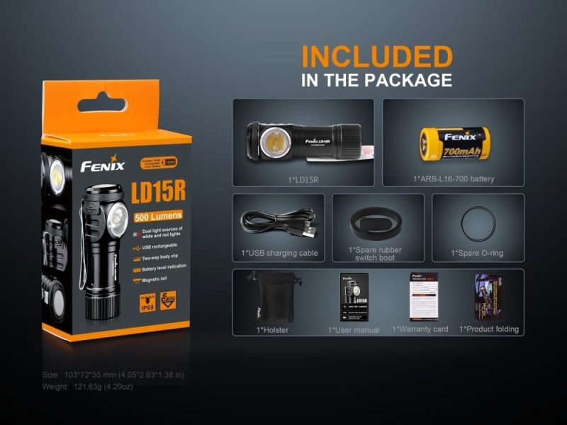 fenix store flashlights fenix ld15r right angled rechargeable led flashlight 42948197089493