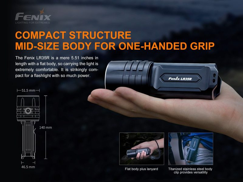 fenix store flashlights fenix lr35r rechargeable led flashlight 10 000 lumens 42948195614933