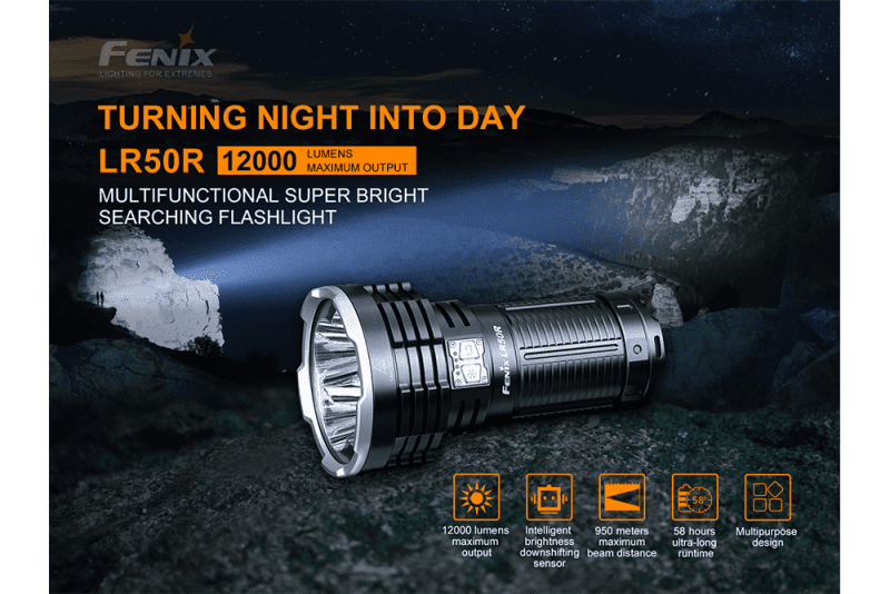 fenix store flashlights fenix lr50r multifunctional led search light 12000 lumens 42948234051797