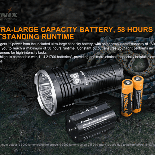 fenix store flashlights fenix lr50r multifunctional led search light 12000 lumens 42948234379477