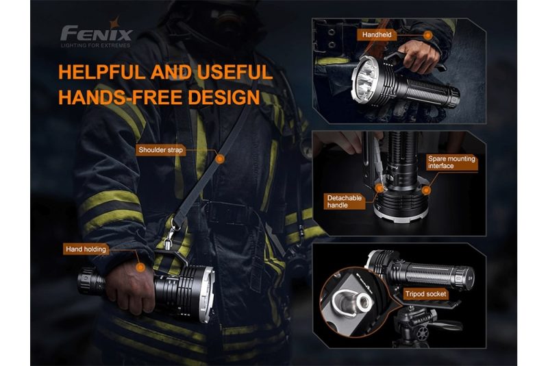 fenix store flashlights fenix lr80r rechargeable led searchlight 18000 lumens 42948215734485