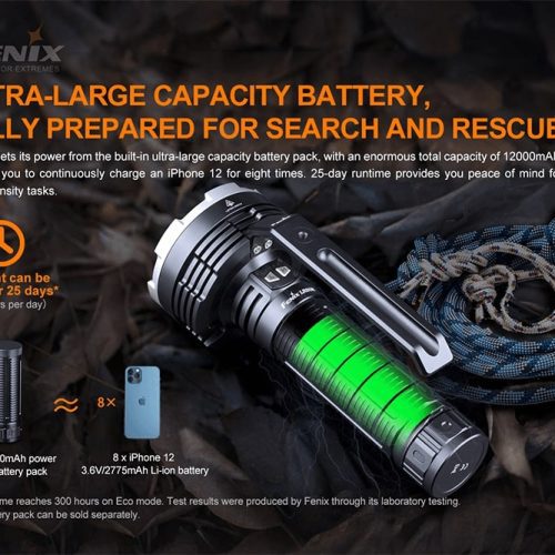 fenix store flashlights fenix lr80r rechargeable led searchlight 18000 lumens 42948216979669