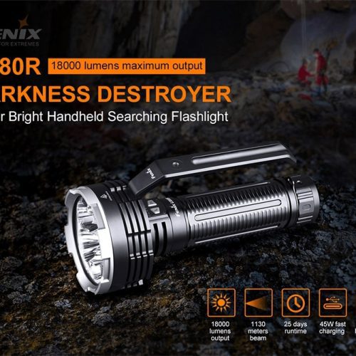 fenix store flashlights fenix lr80r rechargeable led searchlight 18000 lumens 42948217340117