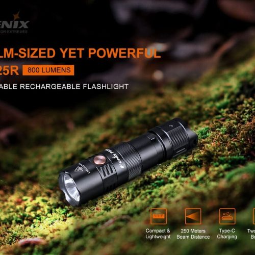 fenix store flashlights fenix pd25r rechargeable led flashlight 42948250632405