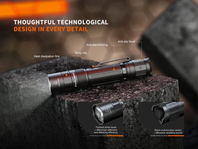 fenix store flashlights fenix pd32r rechargeable silent switch led flashlight 42948248731861