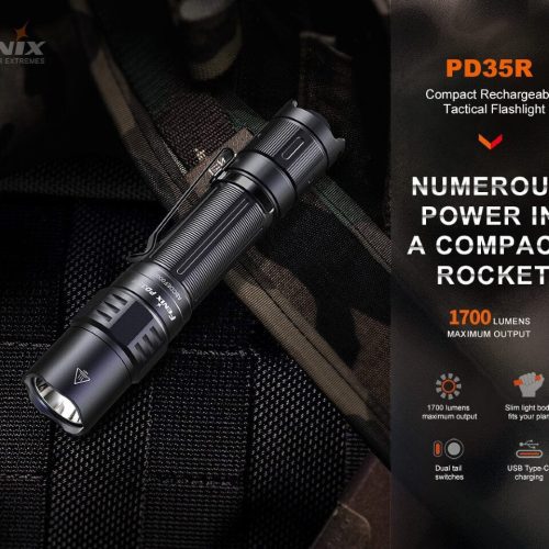 fenix store flashlights fenix pd35r compact rechargeable tactical flashlight 42948230643925