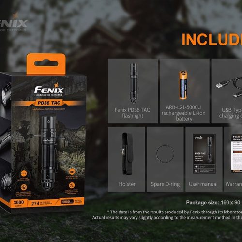 fenix store flashlights fenix pd36 tac tactical flashlight 3000 lumens 42948469326037