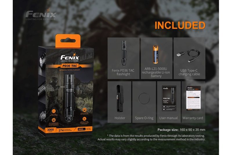 fenix store flashlights fenix pd36 tac tactical flashlight 3000 lumens 42948469326037