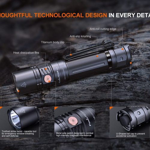 fenix store flashlights fenix pd36r v2 compact rechargeable tactical flashlight 1700 lumens 42948235395285