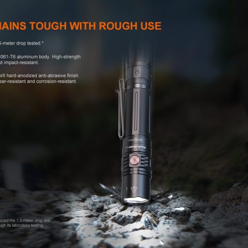 fenix store flashlights fenix pd36r v2 compact rechargeable tactical flashlight 1700 lumens 42948237263061