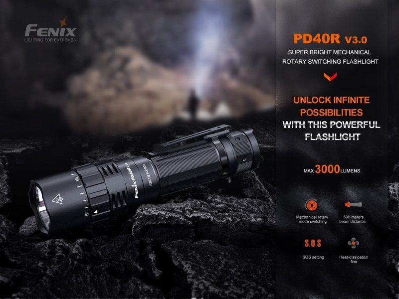 fenix store flashlights fenix pd40r v3 rechargeable flashlight 42948219699413