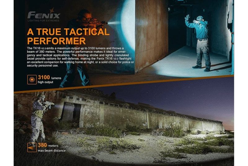 fenix store flashlights fenix tk16 v2 0 tactical flashlight 3100 lumens 42948235657429