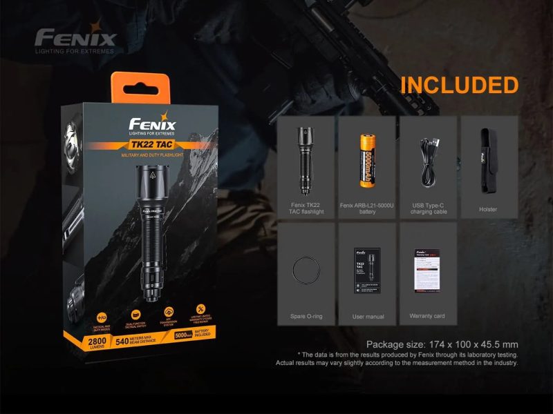 fenix store flashlights fenix tk22 tac tactical flashlight 2800 lumens 42948249813205