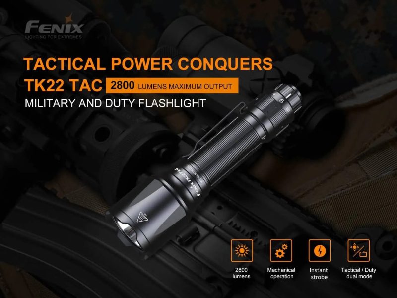 fenix store flashlights fenix tk22 tac tactical flashlight 2800 lumens 42948250501333