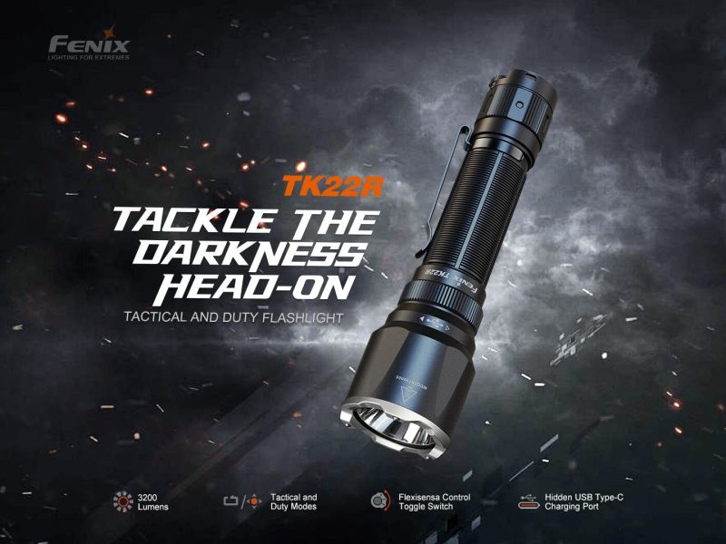 fenix store flashlights fenix tk22r rechargeable tactical duty flashlight 42948470210773